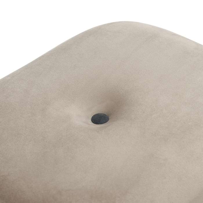 Пуф pea, велюр, бежевый/темно-серый Bergenson Bjorn BB0000152