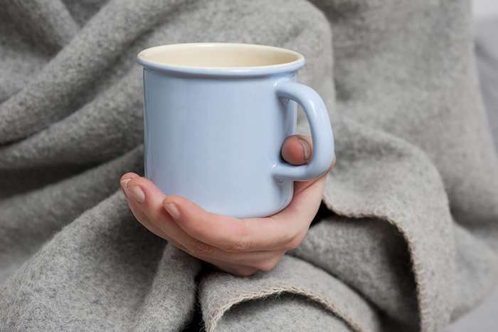 Кружка цилиндрическая 9 см, 0,5 л, пастель голубой PASTELL RIESS 0222-006