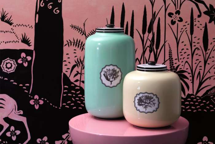 Банка для хранения с крышкой Vista Alegre Гербарий h19 см, фарфор