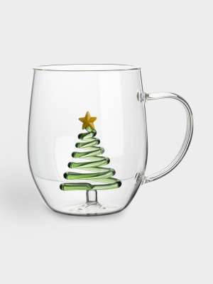 Кружка, 540 мл, стекло Б, Елка, New year ANNA LAFARG ANLAF-NC20250123-6