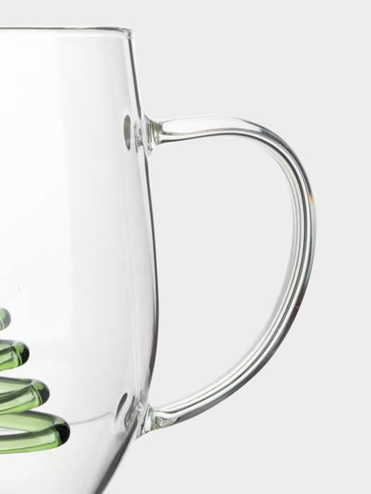 Кружка, 540 мл, стекло Б, Елка, New year ANNA LAFARG ANLAF-NC20250123-6