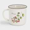 Кружка, 400 мл, фарфор N, белая, Ветка брусники, Herbarium ANNA LAFARG ANLAF2-TC988-A19108-C