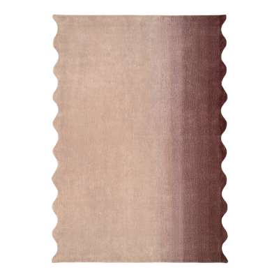 Ковер из шерсти over horizon цвета марсала из коллекции trendy ruffles, 180х230 см Tkano TK25-DR0008