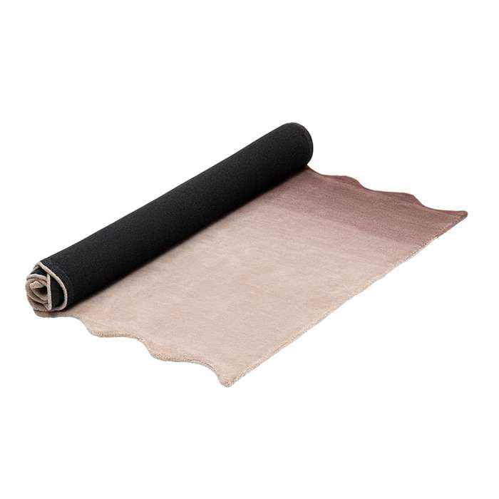 Ковер из шерсти over horizon цвета марсала из коллекции trendy ruffles, 180х230 см Tkano TK25-DR0008