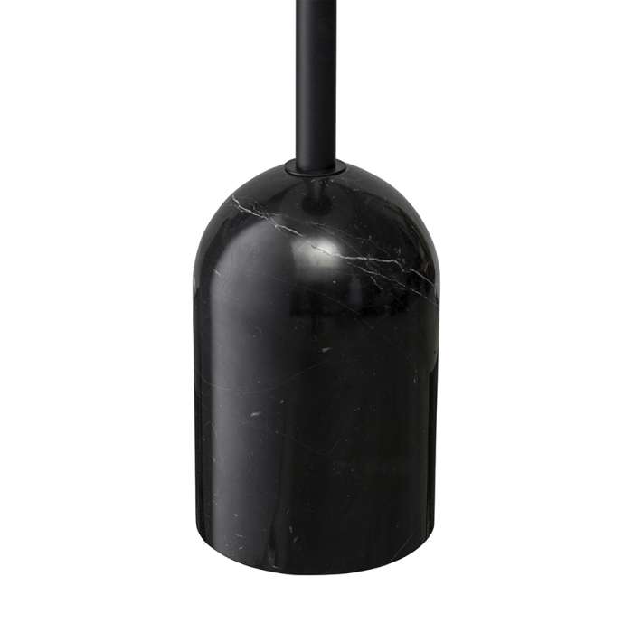 Столик кофейный rune, D40 см, мрамор/черный Bergenson Bjorn MZTBL_CMRBBLK_40