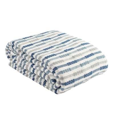 Покрывало из хлопка в полоску из коллекции ethnic, 230х250 см Tkano TK18-BS0002