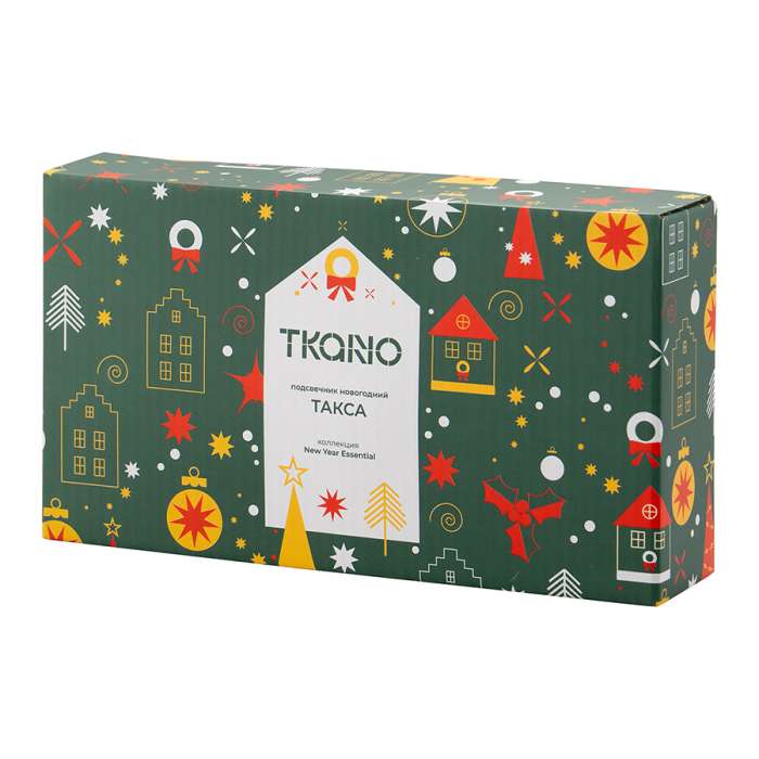 Подсвечник новогодний Такса из коллекции new year essential, 20х4,6х11,5 см. Tkano TK26-NY_CNH0001