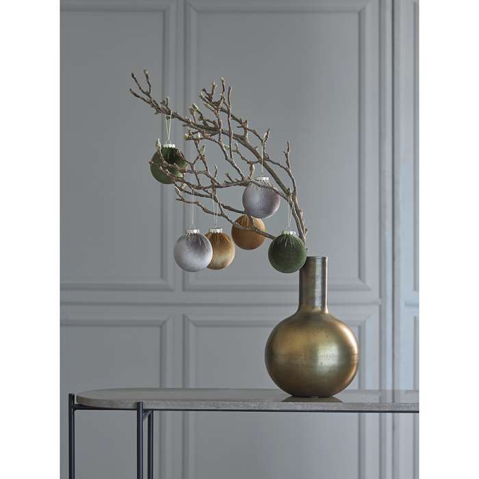 Набор ёлочных украшений Velvet Christmas из коллекции New Year Essential, 6 шт. TKANO TK24-NY_DEC0011