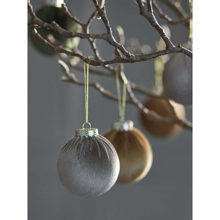 Набор ёлочных украшений Velvet Christmas из коллекции New Year Essential, 6 шт. TKANO TK24-NY_DEC0011