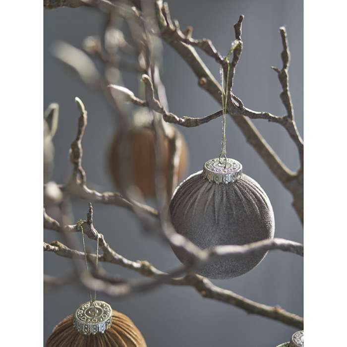 Набор ёлочных украшений Velvet Christmas из коллекции New Year Essential, 6 шт. TKANO TK24-NY_DEC0011