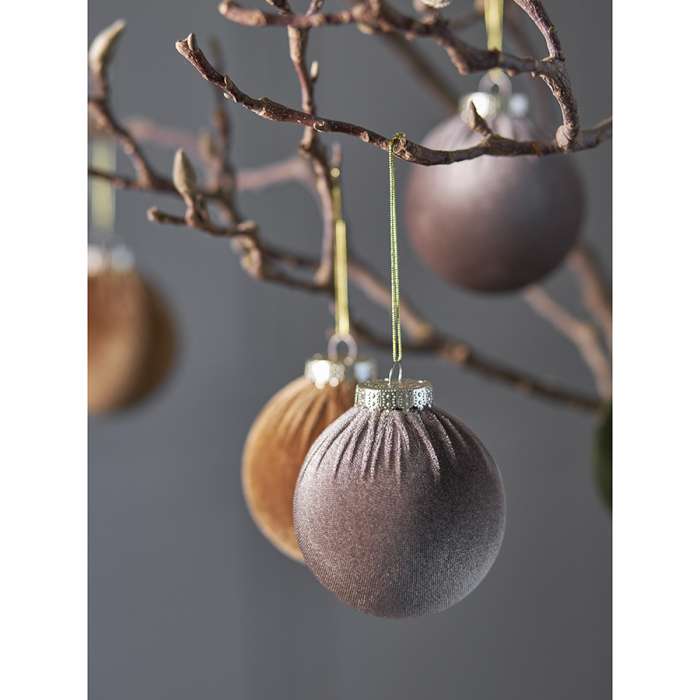 Набор ёлочных украшений Velvet Christmas из коллекции New Year Essential, 6 шт. TKANO TK24-NY_DEC0011