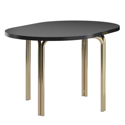 Столик кофейный ror, 75х50 см, латунь/черный LATITUDE RORTBL_C_OBRSBKBK