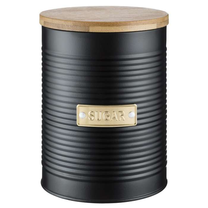 Емкость для хранения сахара Otto черная 1,4л TYPHOON 1401.150V
