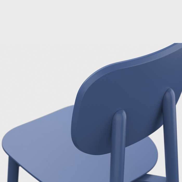 Стул saga, синий LATITUDE SGBRDCHBL