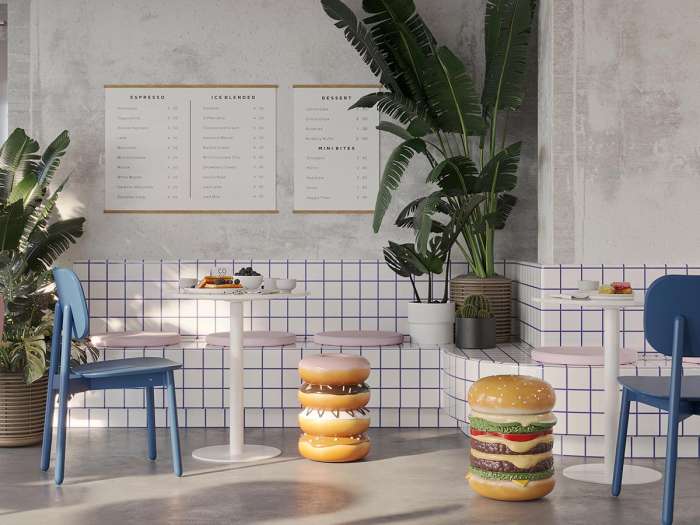 Стул saga, синий LATITUDE SGBRDCHBL