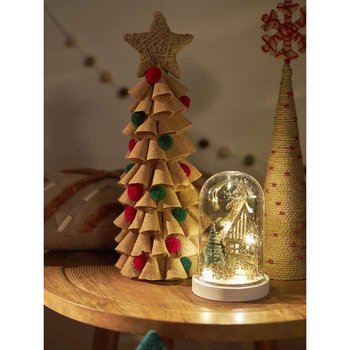 Декор новогодний classics из джута и гофрированного картона из коллекции new year essential Tkano TK23-NY_CTR0005