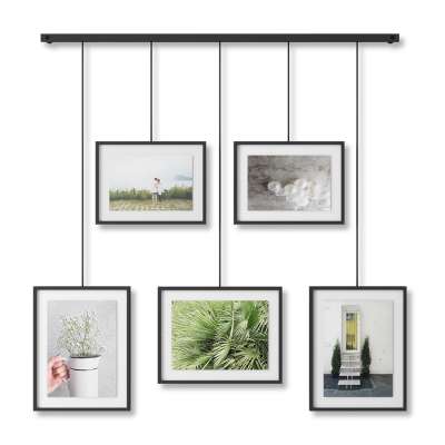 Панно для фотографий exhibit, черное, 5 эл. UMBRA 1013426-040