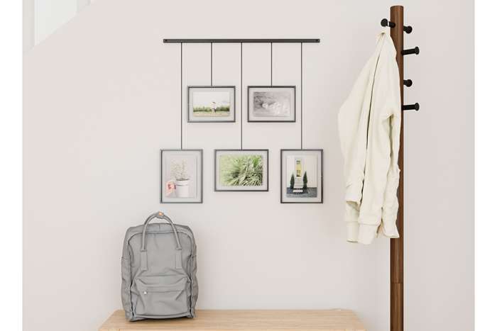 Панно для фотографий exhibit, черное, 5 эл. UMBRA 1013426-040