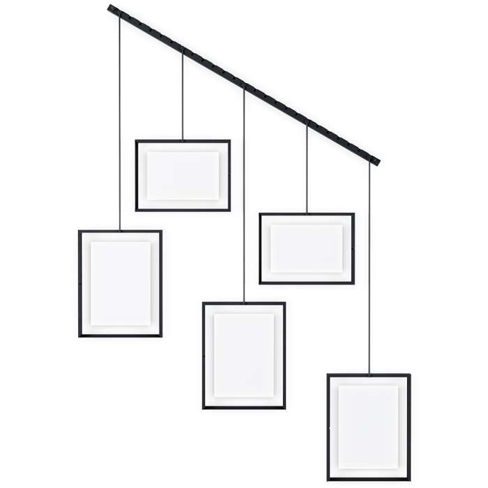 Панно для фотографий exhibit, черное, 5 эл. UMBRA 1013426-040