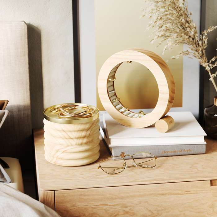 Органайзер для украшений ferris,  D19 см, натуральное дерево UMBRA 1021415-390-CHN