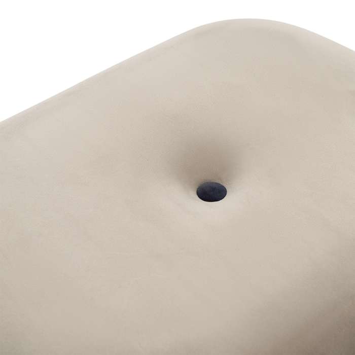 Пуф pea, велюр, бежевый/темно-синий Bergenson Bjorn BB0000153