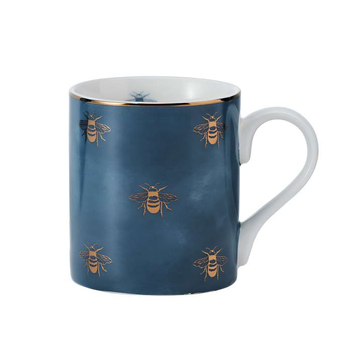 Кружка фарфоровая Butterflies Mikasa BLUE 280 мл Kitchen Craft MKCANBEES