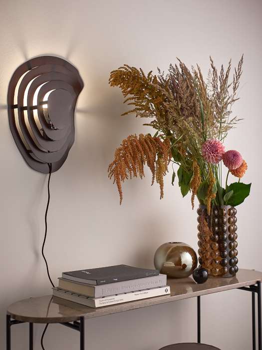 Ваза molecule, 28 см, сепия Bergenson Bjorn BB0001002