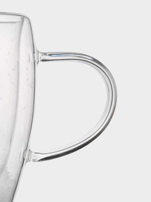 Кружка, 350 мл, 2 шт, стекло Б, с ягодами и еловыми ветками внутри, Wind-mystery ANNA LAFARG ANLAF-DW40511