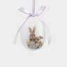 Подвеска, пасхальное яйцо, 6 см, пенопласт, Кролики, Interior Easter ANNA LAFARG ANLAF-XS965