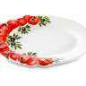 Блюдо овальное Томаты и оливки 22х14 см, керамика EDELWEISS EDW-633P