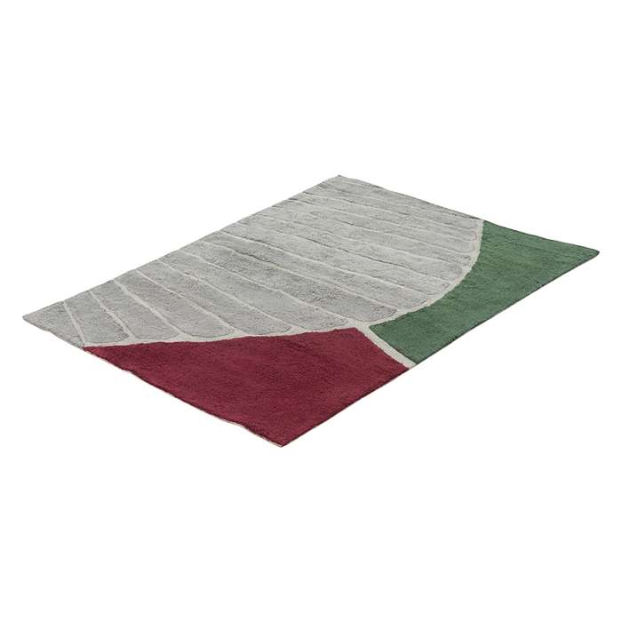 Ковер из хлопка с рисунком tea plantation из коллекции terra, 160х230 см Tkano TK22-DR0008
