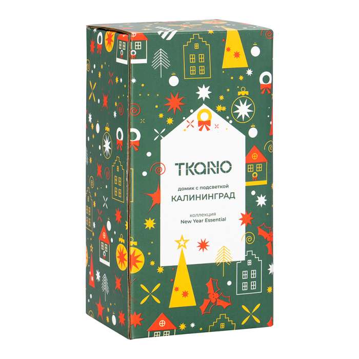 Домик с подсветкой Калининград из коллекции new year essential, 16 см Tkano TK26-NY_LH0003
