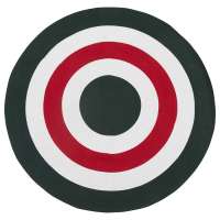 Ковер из хлопка target темно-зеленого цвета из коллекции ethnic, D150 см Tkano TK22-DR0029