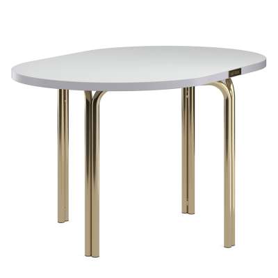 Столик кофейный ror, 75х50 см, латунь/серый LATITUDE RORTBL_C_OBRSGRGR