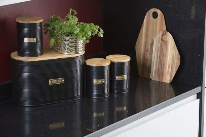 Емкость для хранения кофе Otto черная 1,4л TYPHOON 1401.149V