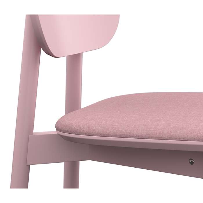 Стул saga, рогожка, розовый LATITUDE SGBRDCHBSKPK
