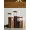 Банка для хранения квадратная glass bamboo, 2,2 л Smart Solutions SS0000163