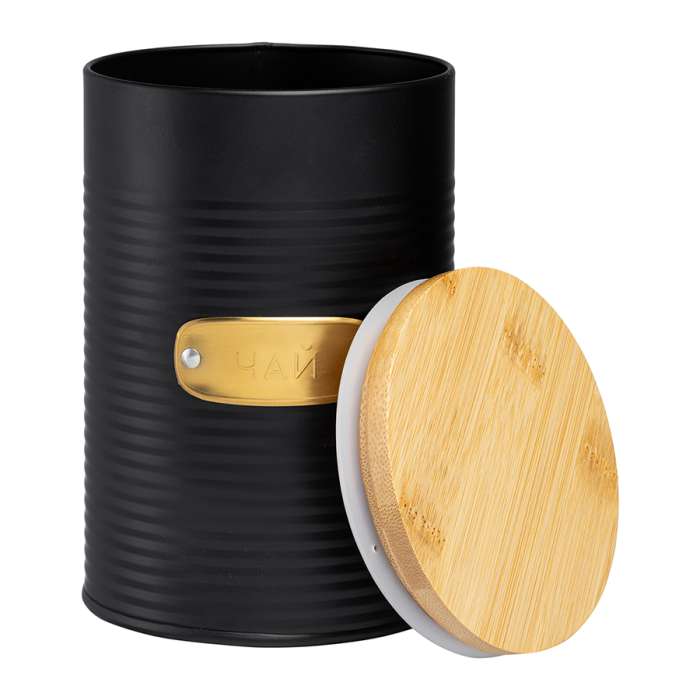 Банка для хранения чая irmel, 1,3 л, графит Smart Solutions SS0000182