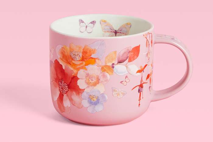 Кружка, 450 мл, фарфор P, розовая, Цветы, Camilla, Maxwell & Williams, MW475-DI0524