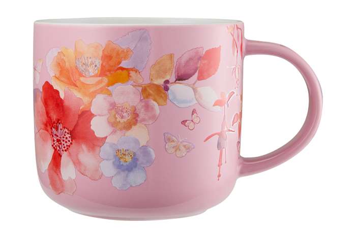 Кружка, 450 мл, фарфор P, розовая, Цветы, Camilla, Maxwell & Williams, MW475-DI0524