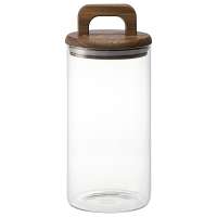 Банка для хранения стеклянная с крышкой из акации hanle, 1,4 л Liberty Jones LJ0000116