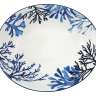 Салатник, 32х26 см, 3 л, керамика К, белый, овальный, Синие кораллы, Blue Coral, Maxwell & Williams, MW696-DR0581