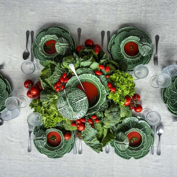 Тарелка обеденная "Капуста" 26,5см BORDALLO PINHEIRO BOR65000442