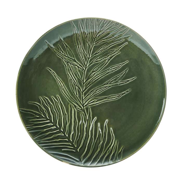 Блюдо сервировочное Mikasa Jardin GREEN круглое, 35.5 см Kitchen Craft MKJDSRVPLATRD