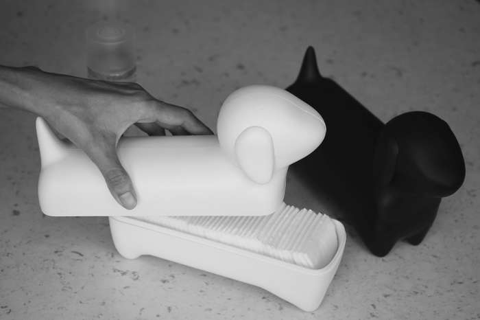 Коробка для мелочей dacholder, черная QUALY QL10291-BK