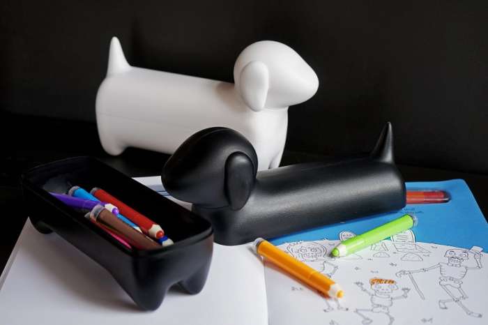 Коробка для мелочей dacholder, черная QUALY QL10291-BK