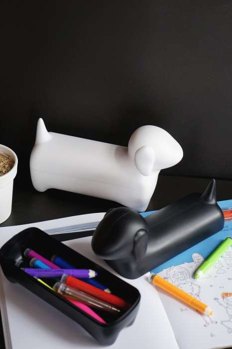 Коробка для мелочей dacholder, черная QUALY QL10291-BK