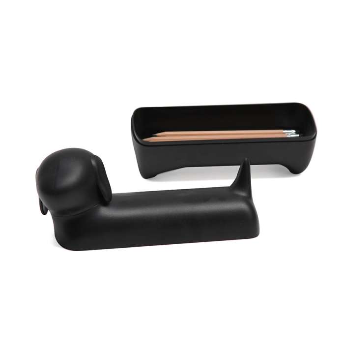 Коробка для мелочей dacholder, черная QUALY QL10291-BK