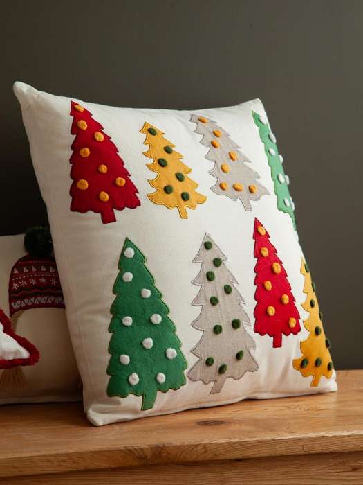 Чехол на подушку jolly forest из коллекции new year essential, 45х45 см Tkano TK25-CC0026