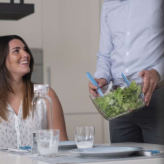 Сушилка для салата Twist&Dry голубая GUZZINI 170900134